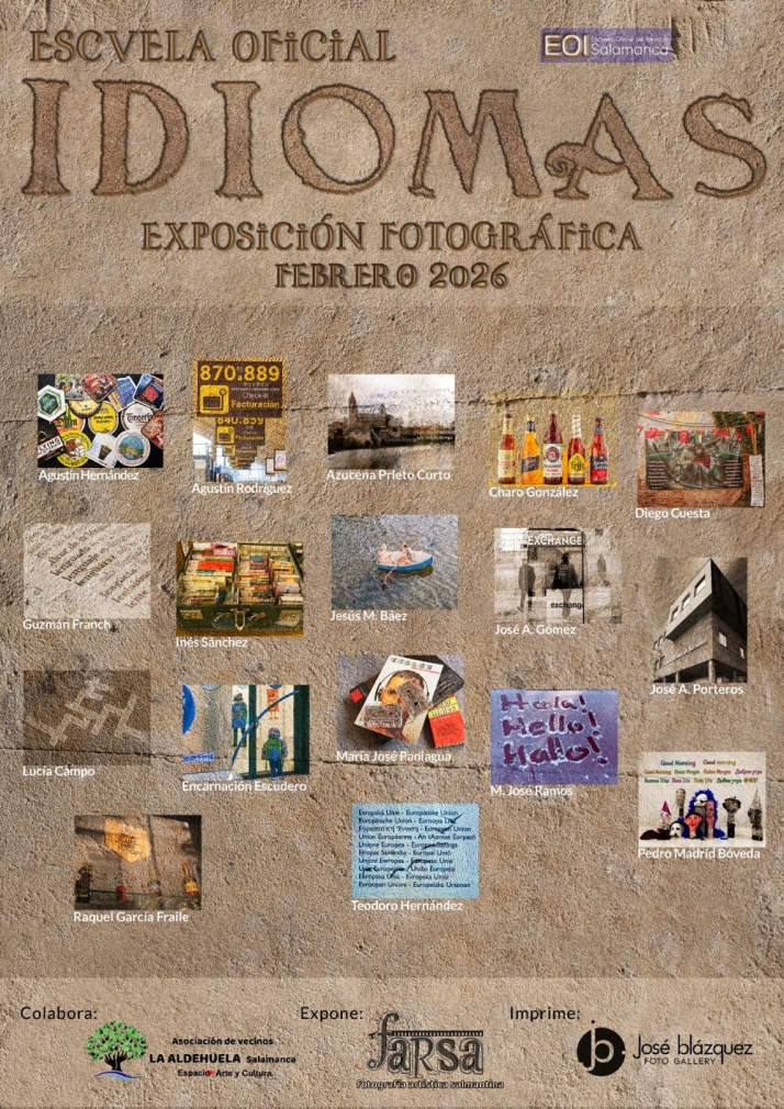 17 miradas sobre el lenguaje se dan cita en la nueva exposición de la Escuela de Idiomas de Salamanca | Imagen 1