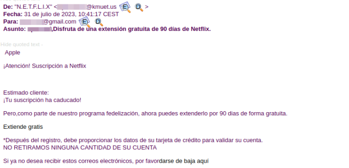 &iquest;Tienes Netflix? Esta es la nueva estafa relacionada con la plataforma | Imagen 1