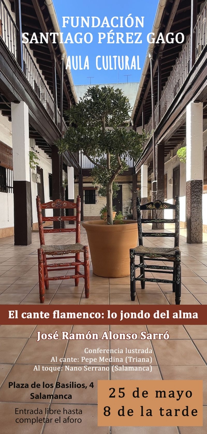 Conferencia sobre el cante flamenco de la Fundaci&oacute;n Santiago P&eacute;rez Gago | Imagen 1