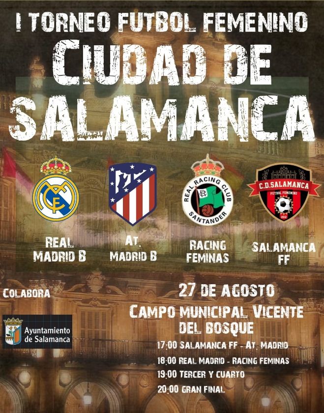 Estos son los partidos y horarios del primer Torneo de F&uacute;tbol Femenino 'Ciudad de Salamanca' | Imagen 1
