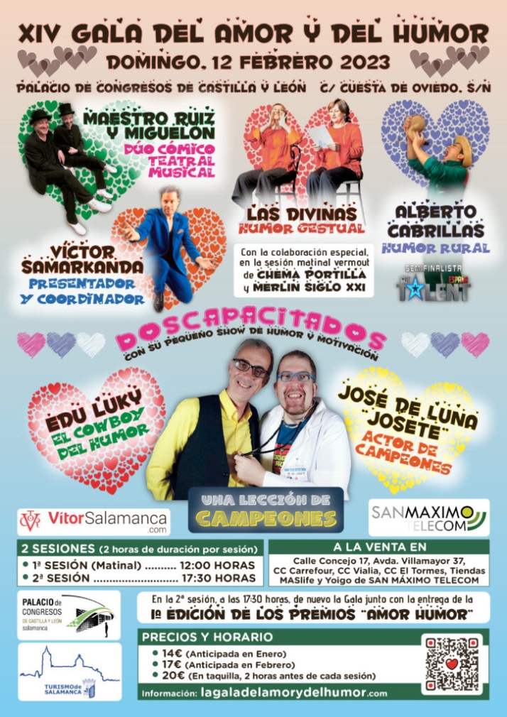 La Gala del Amor y del Humor vuelve con cuatro sesiones para el fin de semana de San Valent&iacute;n | Imagen 2