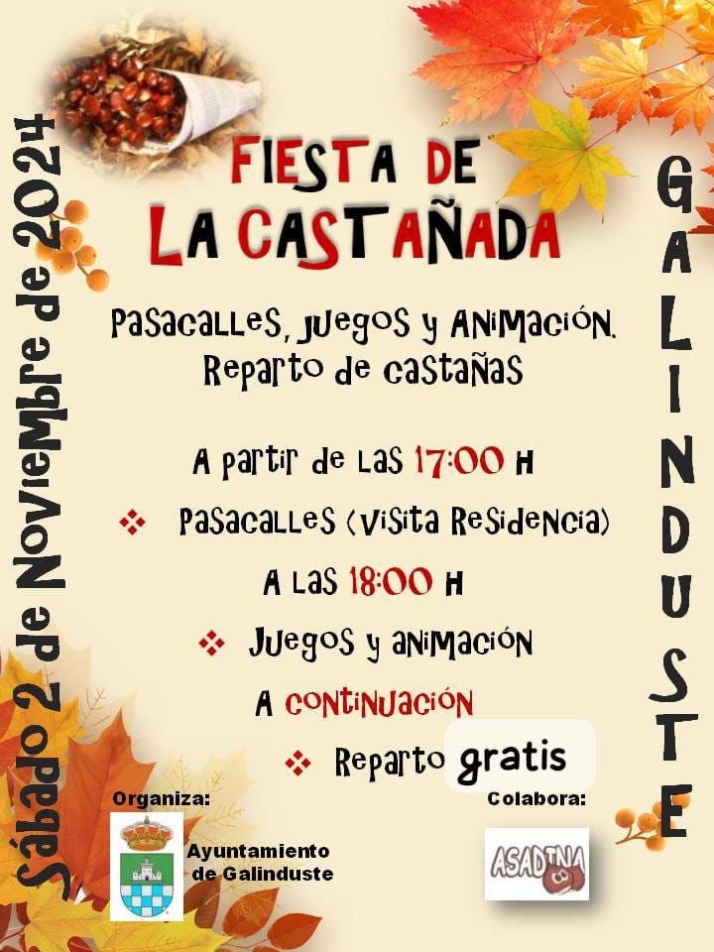 Fiesta de la casta&ntilde;ada en Galinduste este s&aacute;bado | Imagen 1