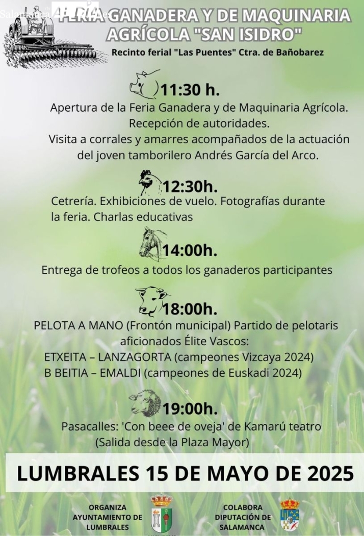 Lumbrales potencia la tradicional feria ganadera y de maquinaria agrícola | Imagen 1