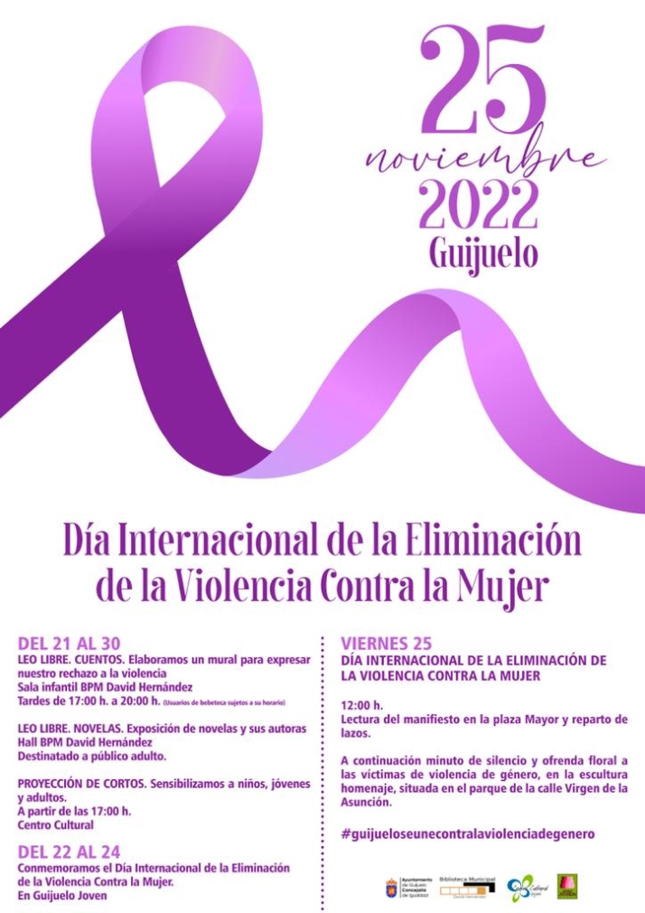 Guijuelo se suma a los actos por el D&iacute;a Internacional de la Eliminaci&oacute;n de la Violencia Contra la Mujer | Imagen 1