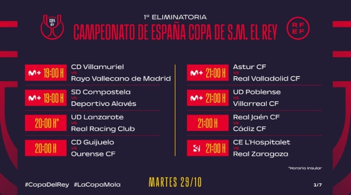 Ya hay horario para los equipos salmantinos en la primera ronda de la Copa del Rey  | Imagen 1