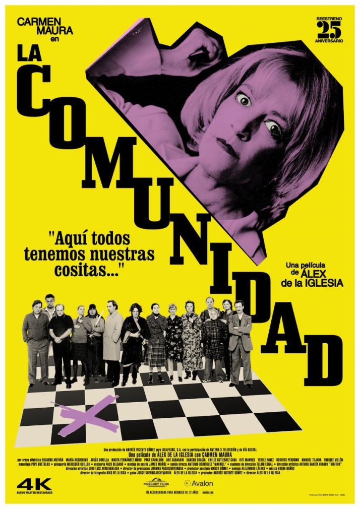 'La Comunidad' vuelve a los Cines Van Dyck por su 25 aniversario con un coloquio online con Álex de la Iglesia | Imagen 1