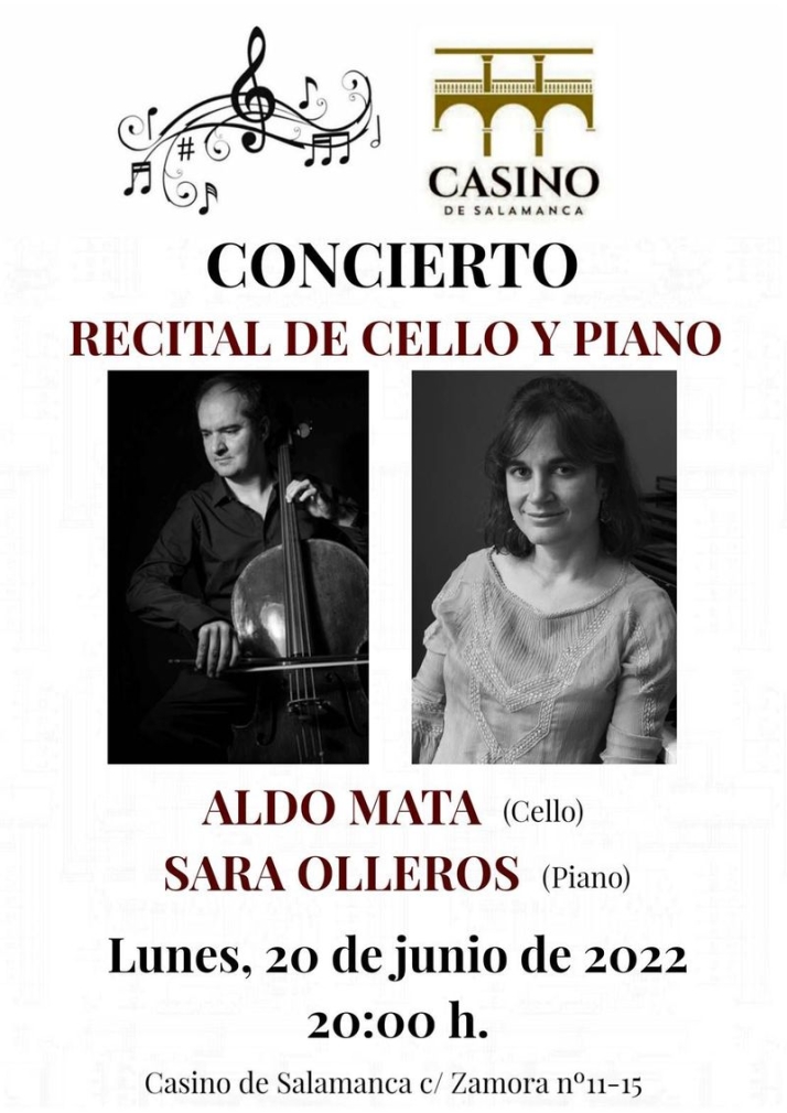 Conciertos gratuitos y actos literarios para este mes en el Casino de Salamanca | Imagen 8