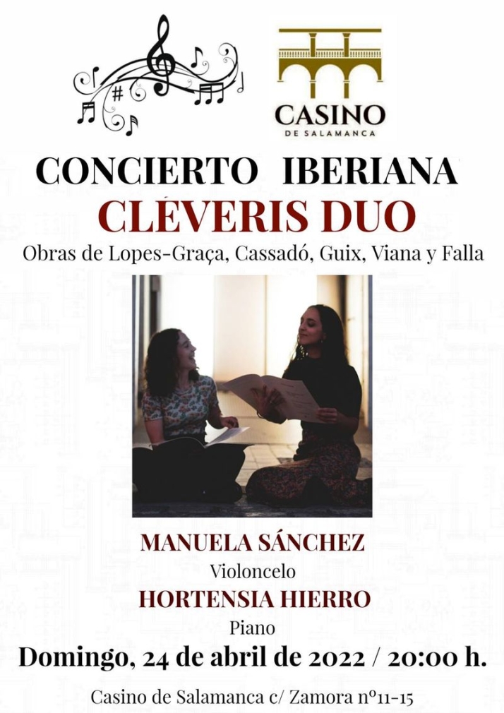 Concierto gratuito de Cleveris Duo en el Casino de Salamanca | Imagen 1