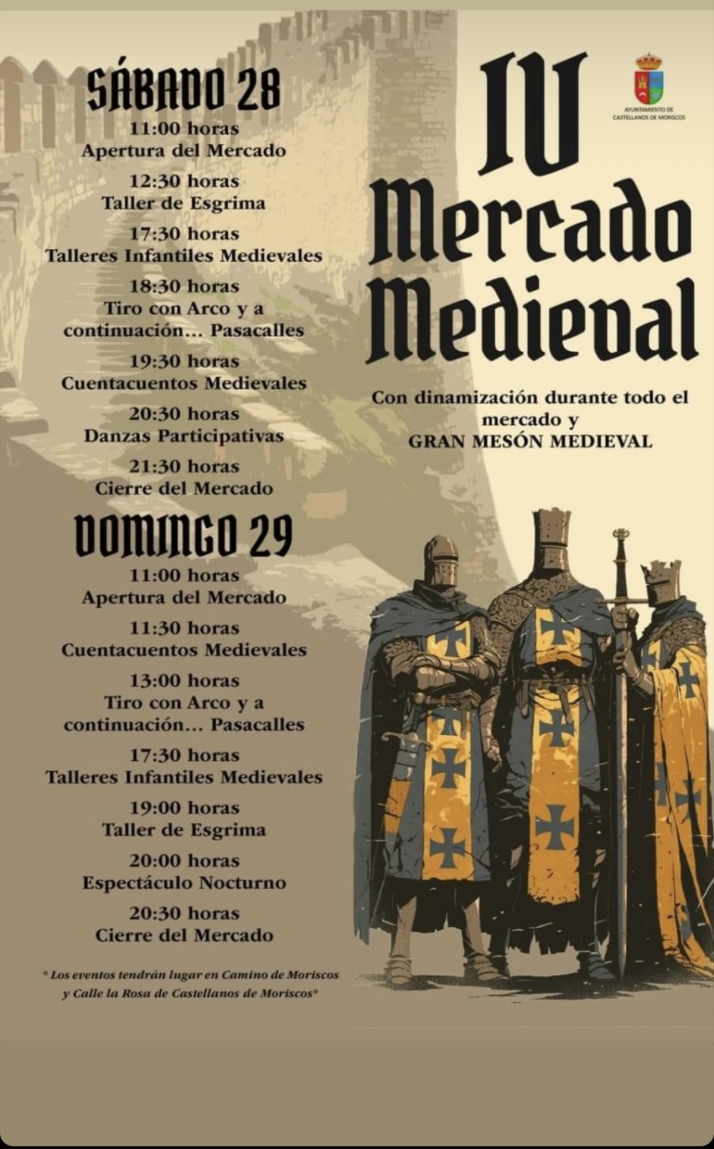 Disfruta del IV Mercado Medieval de Castellanos de Moriscos | Imagen 1