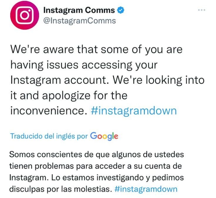 Instagram deja de funcionar y suspende cuentas sin previo aviso  | Imagen 1