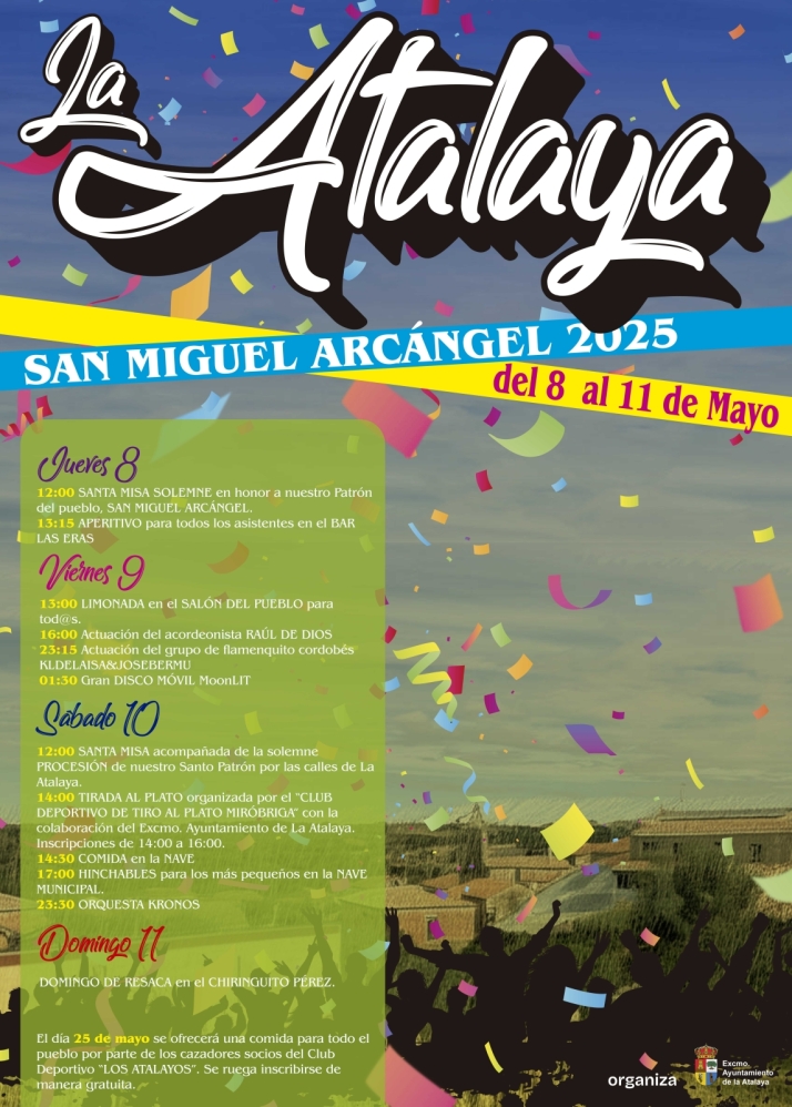 La Atalaya celebrará este fin de semana las fiestas de San Miguel Arcángel | Imagen 1