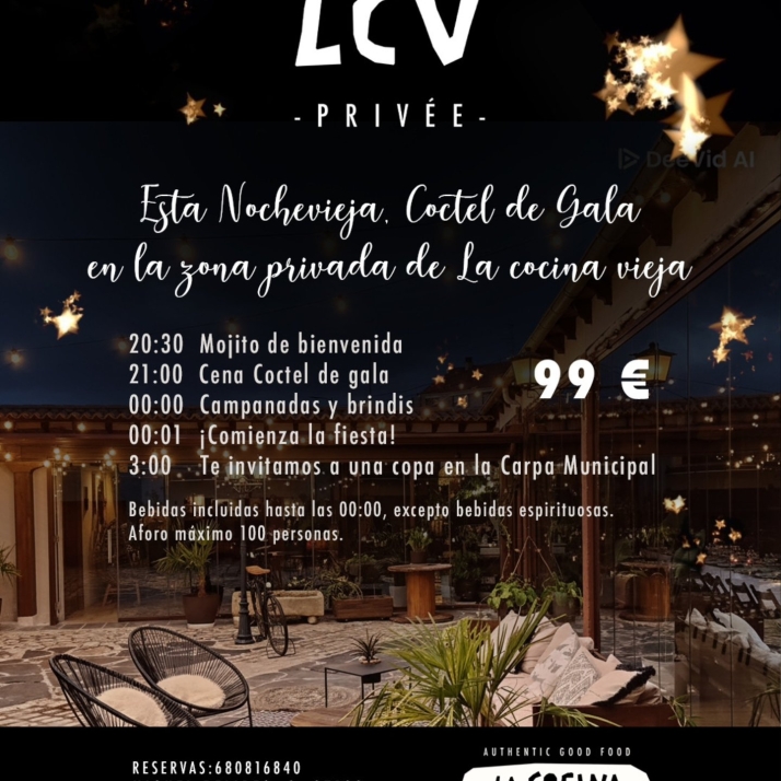 Cóctel de gala en Nochevieja y menús personalizados para llevar: la nueva apuesta de La Cocina Vieja | Imagen 1