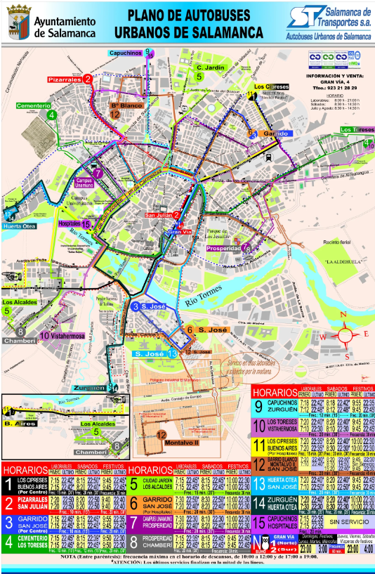 As&iacute; es la red de urbanos que une Salamanca: quince l&iacute;neas y nuevos modelos | Imagen 1