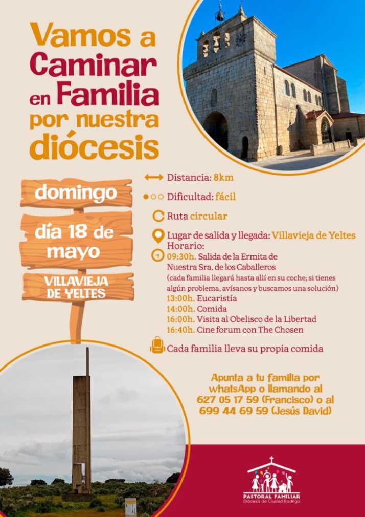 Marcha familiar en Villavieja de Yeltes organizada por la Diócesis de Ciudad Rodrigo | Imagen 1