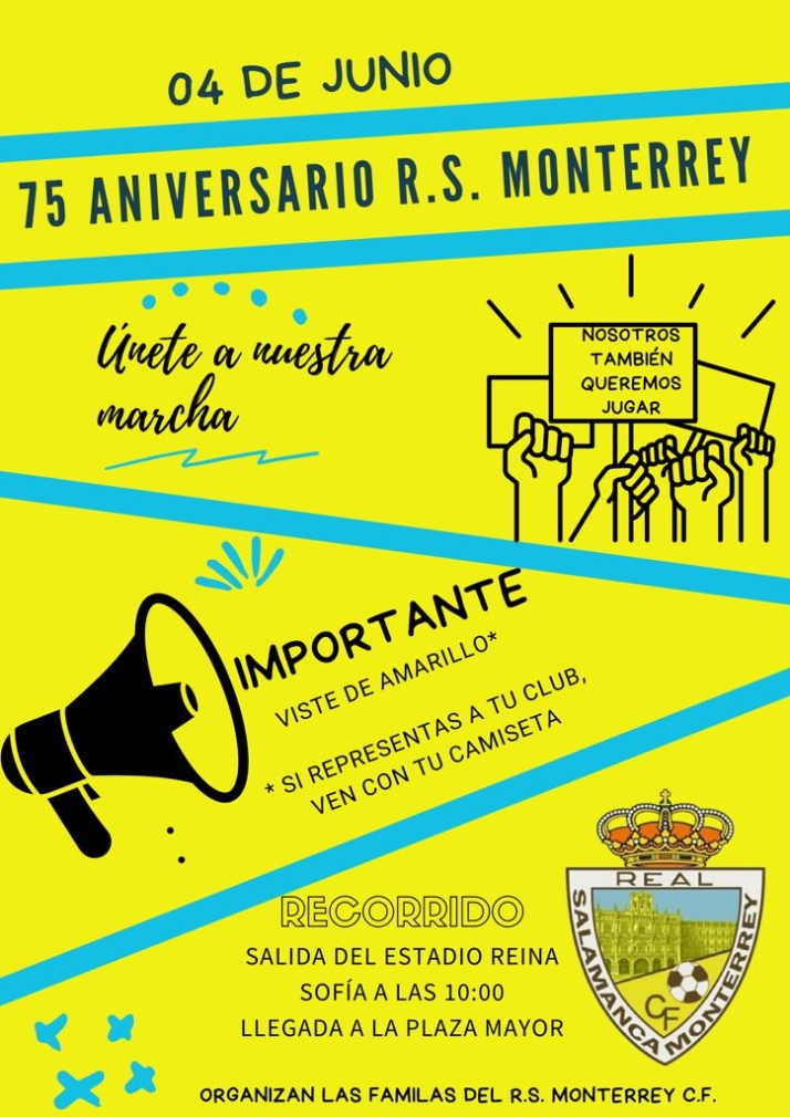 'Nosotros tambi&eacute;n queremos jugar': el Real Salamanca Monterrey convoca una marcha este s&aacute;bado  | Imagen 1