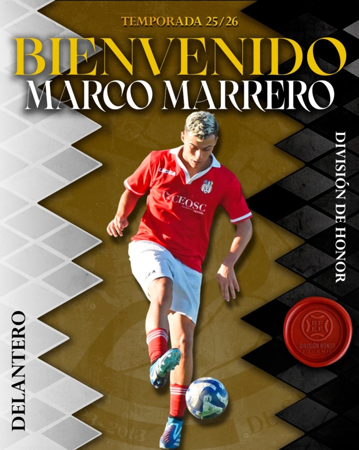 Marco Marrero, primer fichaje para el Divisi&oacute;n de Honor de Unionistas  | Imagen 1