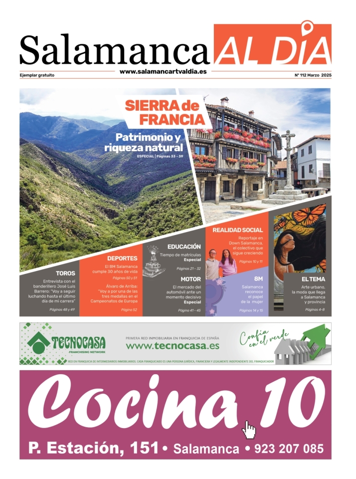 Este jueves sale a la calle el n&uacute;mero de marzo del peri&oacute;dico de papel SALAMANCA AL D&Iacute;A | Imagen 1