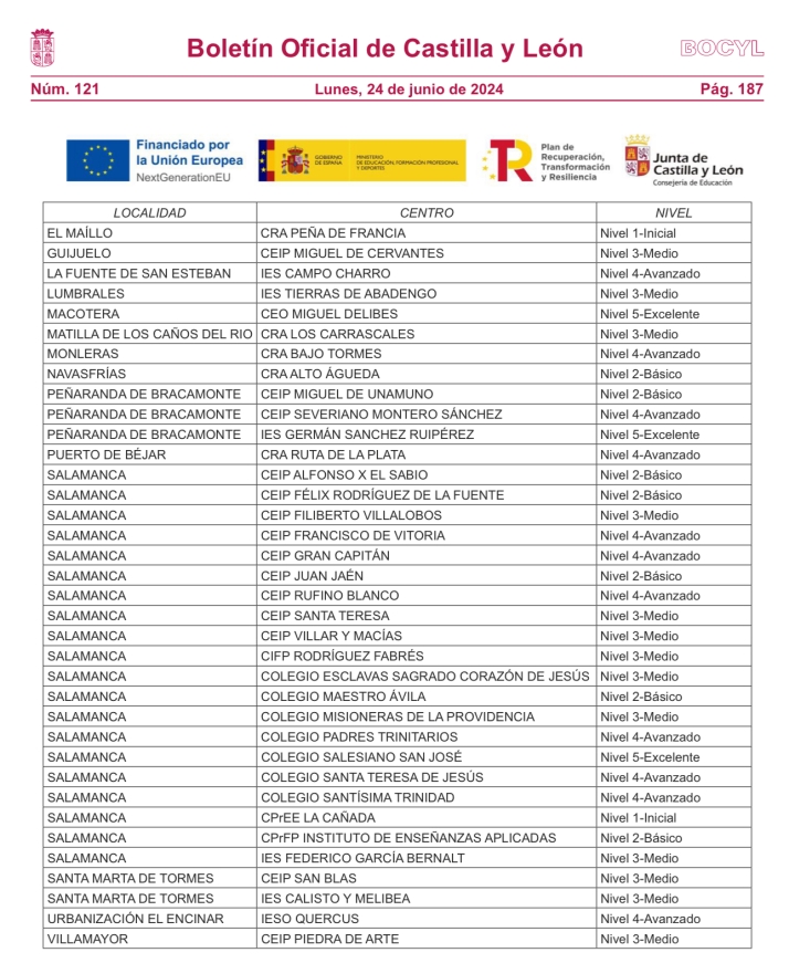 Conceden al IES German S&aacute;nchez Ruip&eacute;rez y el CEO Miguel Delibes de Macotera el nivel de excelencia en la certificaci&oacute;n &lsquo;Codice TIC&rsquo; | Imagen 1