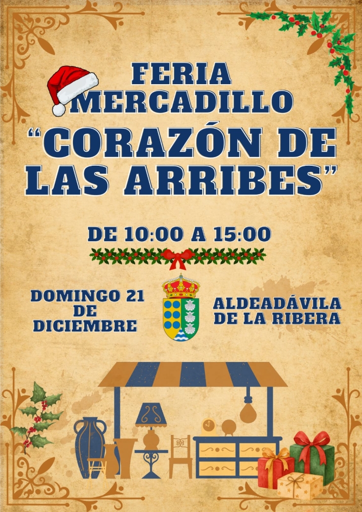 Aldead&aacute;vila celebra este domingo una edici&oacute;n muy navide&ntilde;a de su Feria-Mercadillo 'Coraz&oacute;n de Las Arribes' | Imagen 1