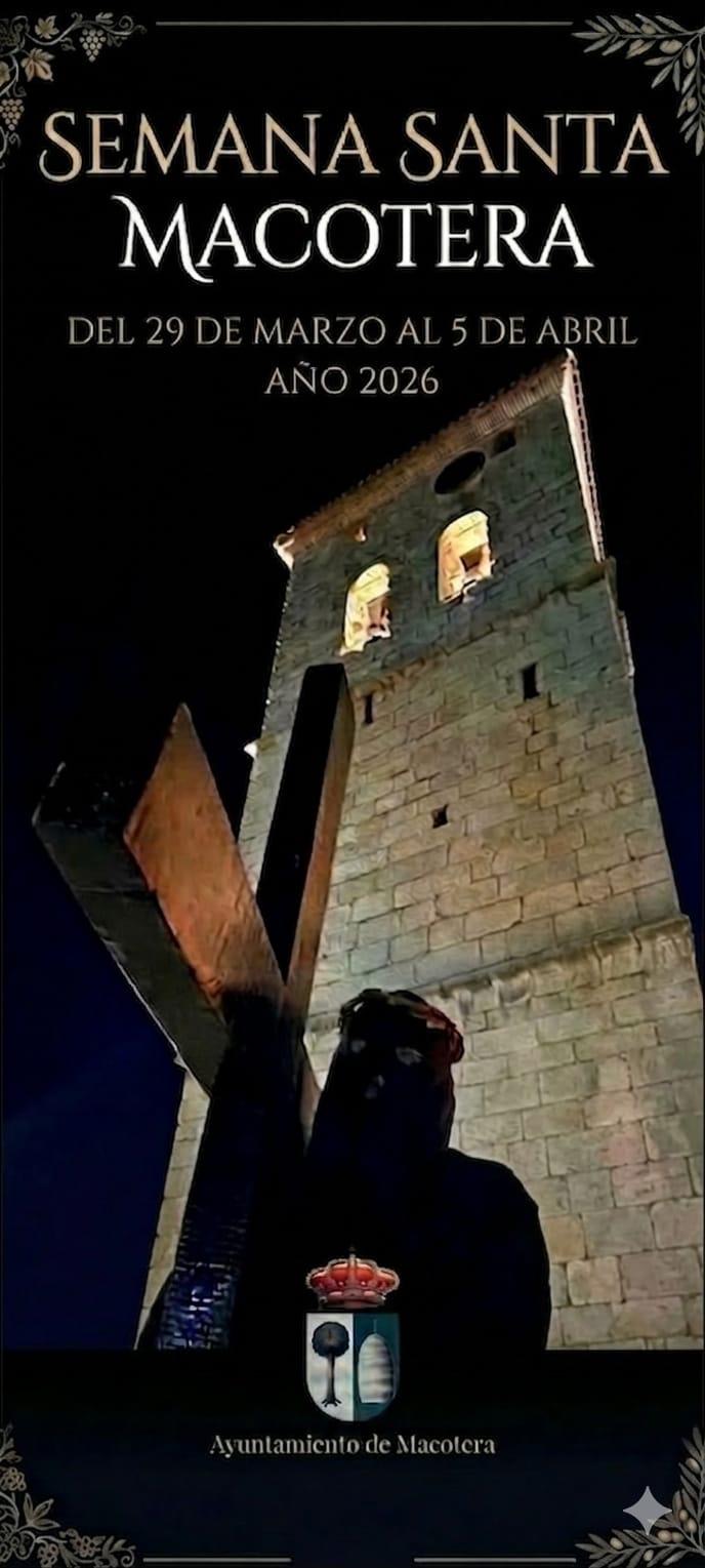 Macotera presenta el cartel y la programaci&oacute;n de su Semana Santa 2026 | Imagen 1