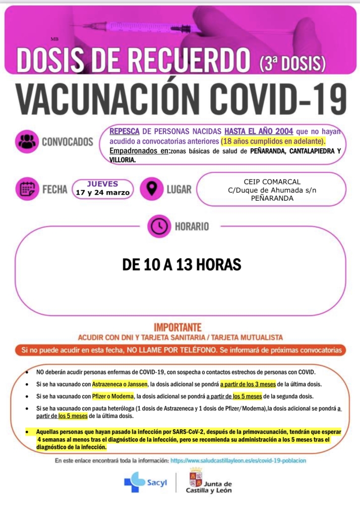 Sanidad convoca dos nuevas jornadas de repesca de vacunaci&oacute;n  | Imagen 1