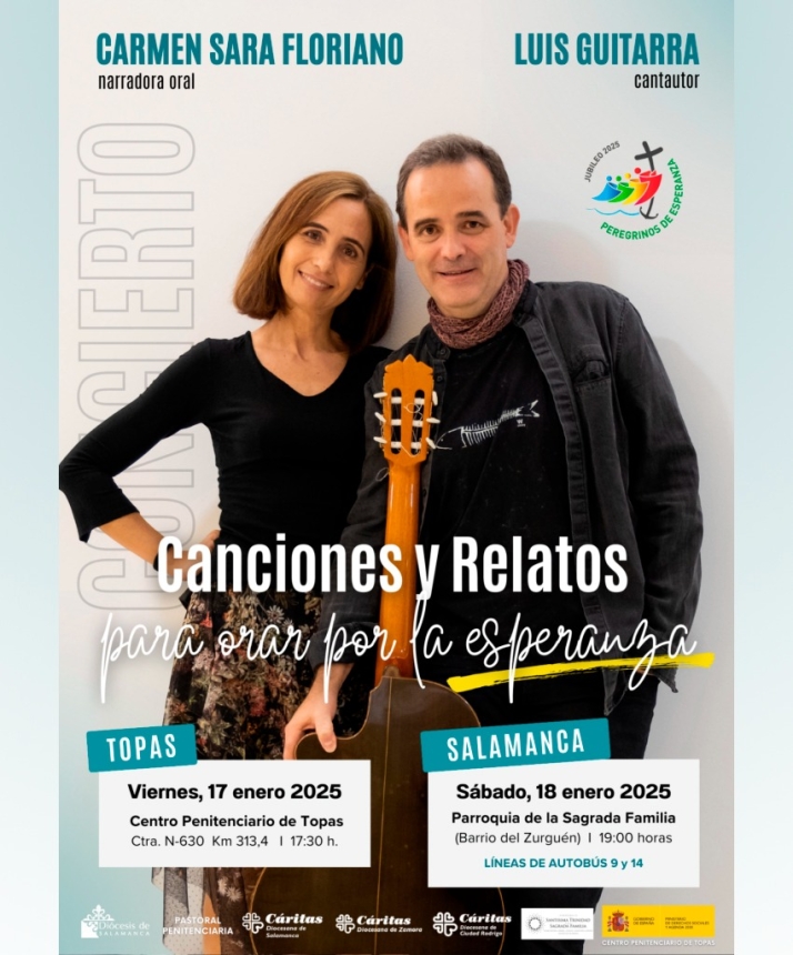 Doble concierto en Salamanca de Luis Guitarra y Carmen Sara para abrir el Jubileo 2025 | Imagen 1