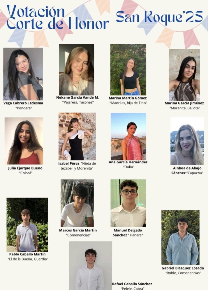 Estas son las candidaturas a formar la Corte de Honor de San Roque 2025 en Macotera que se votar&aacute;n este s&aacute;bado | Imagen 1