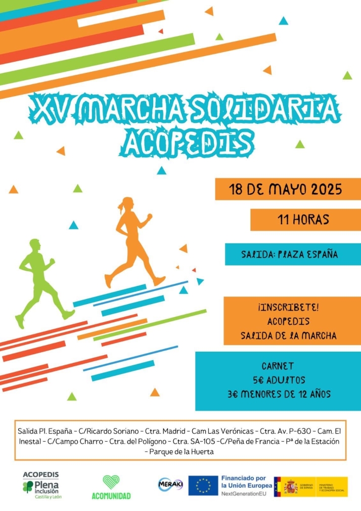 Acopedis arranca las inscripciones para su esperada XV Marcha Solidaria | Imagen 1