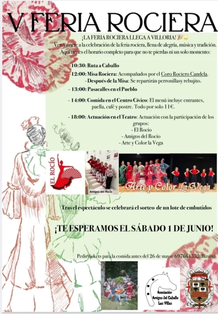 Intensa agenda festiva en Villoria en junio: Feria Rociera, Concentraci&oacute;n motera &lsquo;Motorratones&rsquo; y Motor Show | Imagen 1