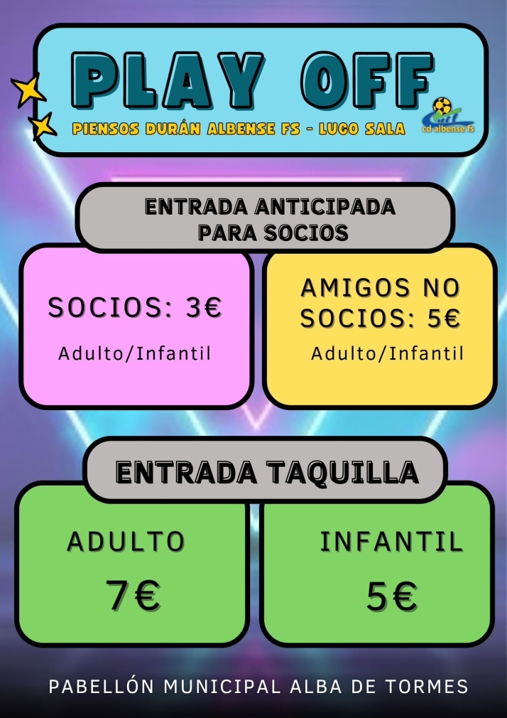 Los socios del Piensos Dur&aacute;n Albense tendr&aacute;n que pagar tres euros para ver el play off ante Lugo | Imagen 1