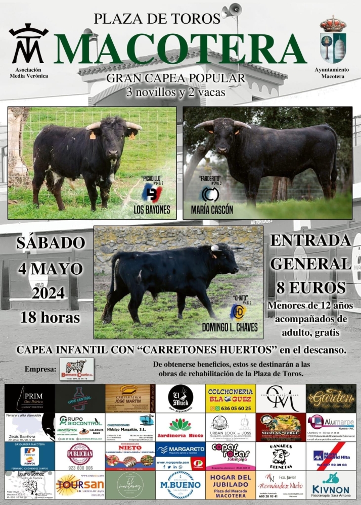 La XIV Feria del Pincho y una gran capea popular, epicentro festivo de este s&aacute;bado en Macotera | Imagen 1