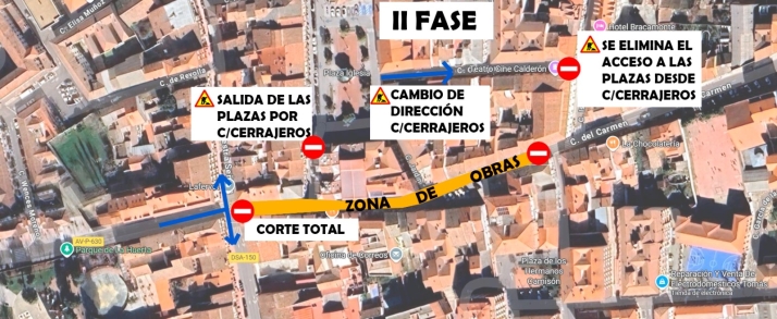 Aviso a conductores: El cierre del &uacute;ltimo tramo de la calle Carmen genera cambios en el tr&aacute;fico desde este lunes | Imagen 1