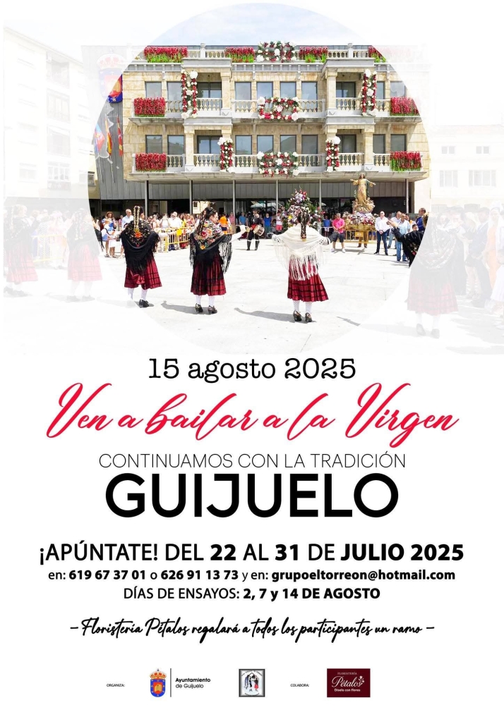 Vuelve la tradicional iniciativa 'Ven a bailar a la Virgen' para las fiestas de Guijuelo | Imagen 1