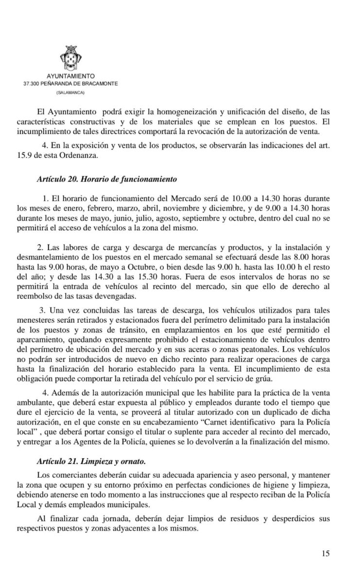 Peñaranda en Común reclamará "una vez más" que el PSOE ponga "mano dura" para hacer cumplir la ordenanza de venta ambulante y acabar con la suciedad en las plazas | Imagen 1