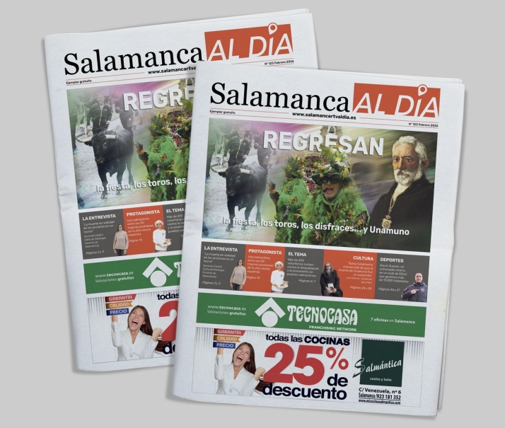 Vuelve el periódico de papel gratuito SALAMANCA AL DÍA, consigue tu ejemplar de febrero | Imagen 1