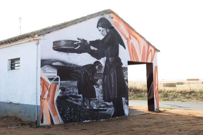 Los trabajos del campo inmortalizados en pintura mural en la provincia de Salamanca | Imagen 3