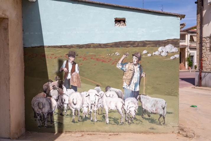 Los trabajos del campo inmortalizados en pintura mural en la provincia de Salamanca | Imagen 4