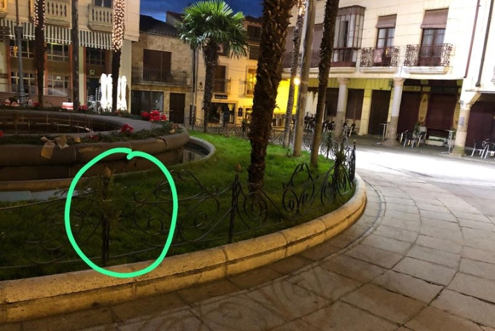 Sustraen elementos decorativos navide&ntilde;os en la Plaza Mayor | Imagen 1