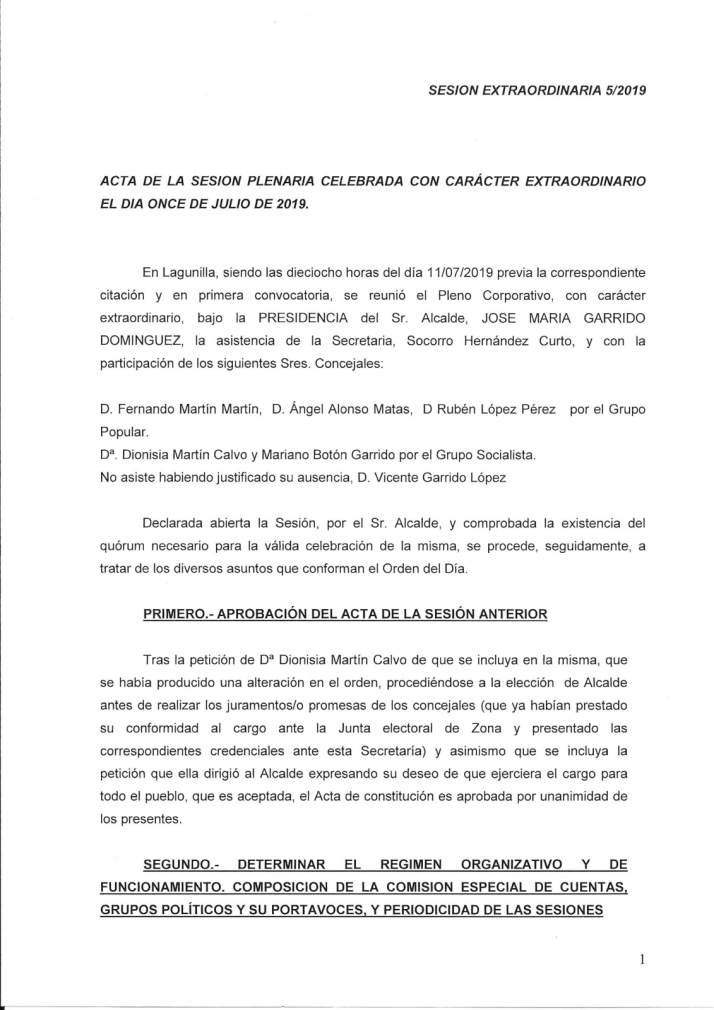 Rectificaci&oacute;n a la noticia publicada por este medio sobre el alcalde de Lagunilla | Imagen 1