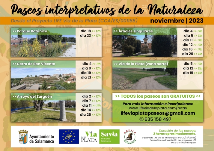 Nuevos paseos guiados y gratuitos para descubrir la naturaleza de Salamanca | Imagen 1