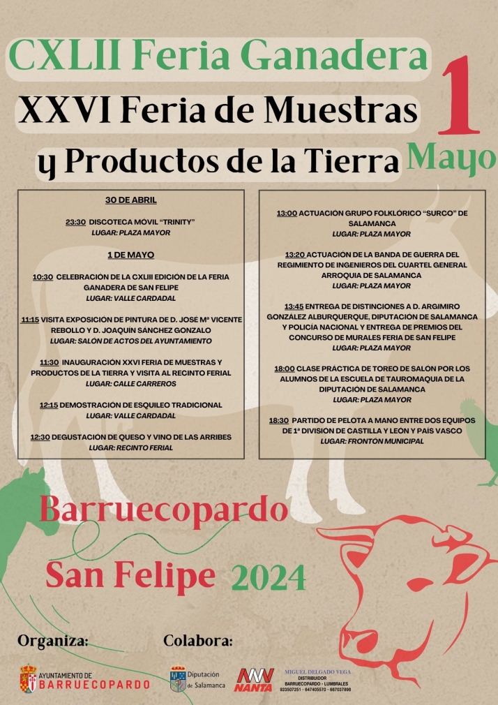 Barruecopardo tiene todo preparado para vivir la 142&ordf; Feria ganadera de San Felipe y la 26&ordf; Feria de Productos de la Tierra | Imagen 1