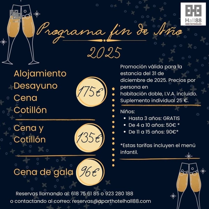 Nochevieja de ensue&ntilde;o en Salamanca: Hall88 despliega su alfombra roja para despedir el 2025 | Imagen 2