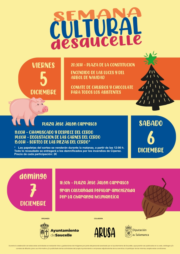 Saucelle celebra su Semana Cultural con una matanza solidaria por los afectados del fuego en Cip&eacute;rez | Imagen 1