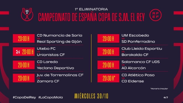 Ya hay horario para los equipos salmantinos en la primera ronda de la Copa del Rey  | Imagen 2