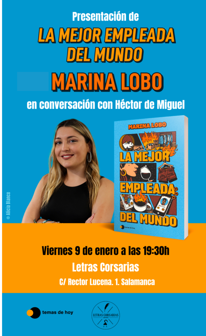 Marina Lobo presenta en Salamanca 'La mejor empleada del mundo', una radiograf&iacute;a de la precariedad juvenil con humor | Imagen 2