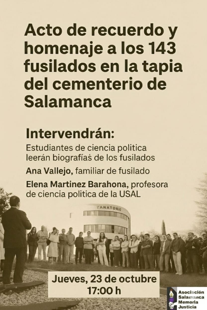 Las historias de los 15 fusilados en la tapia del cementerio de Salamanca el 23 de octubre de 1936 que ser&aacute;n homenajeados | Imagen 1