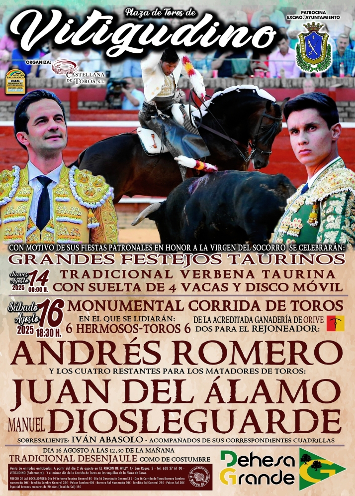 Andrés Romero, Juan del Álamo y Manuel 'Diosleguarde' tratarán de confirmar su buen momento en Vitigudino | Imagen 1