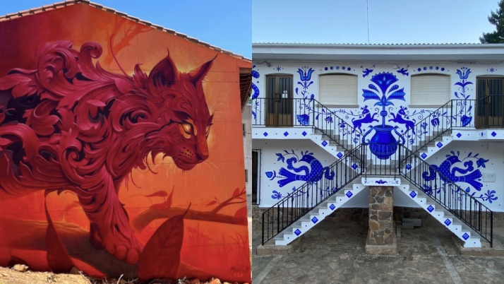 Dos murales de Garcibuey, nominados a mejor obra de arte urbano del mundo en el mes de julio