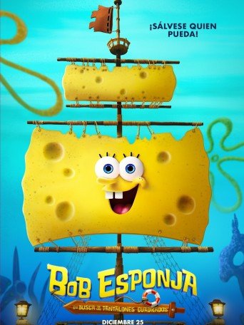 Cartel de Bob esponja: una aventura pirata