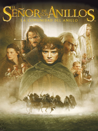 Cartel de El señor de los anillos: la comunidad del anillo